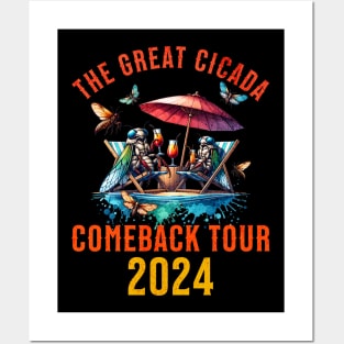 The Great Cicada Comeback Tour 2024 Posters and Art